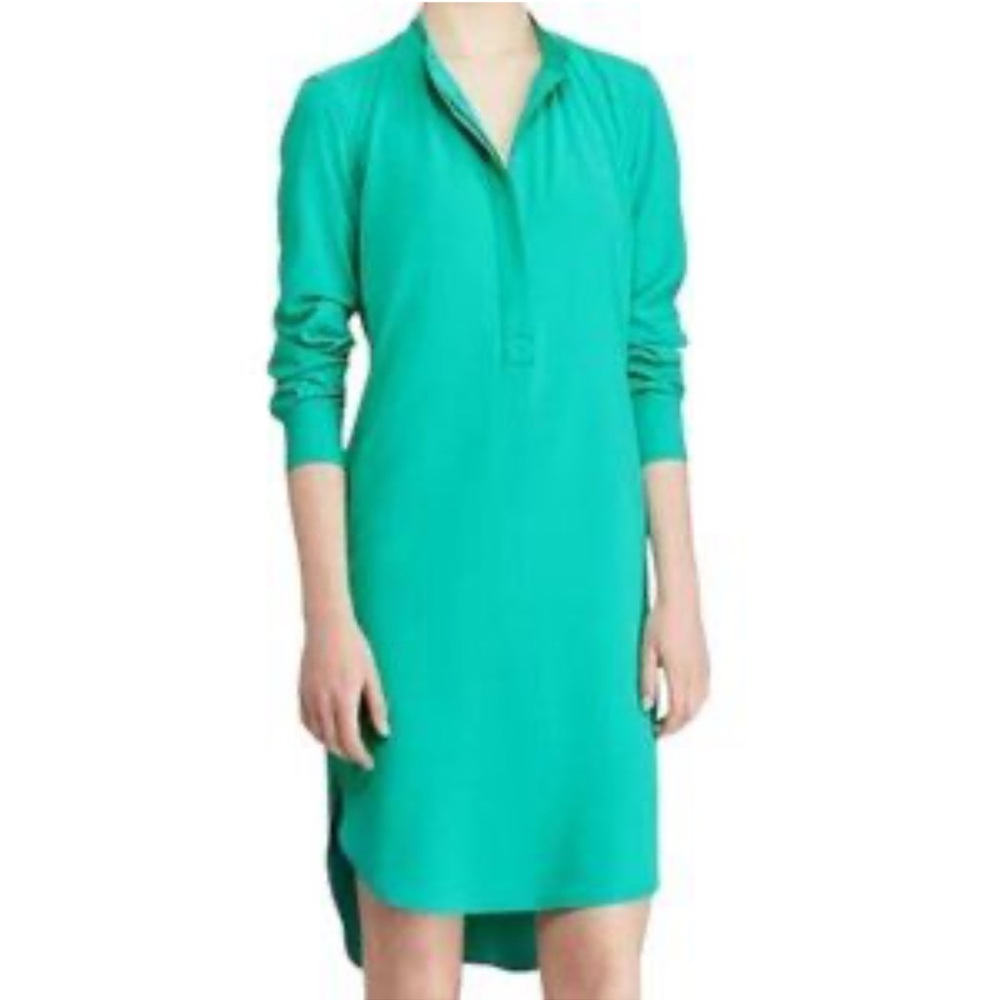 Ralph Lauren High Low Green Dress